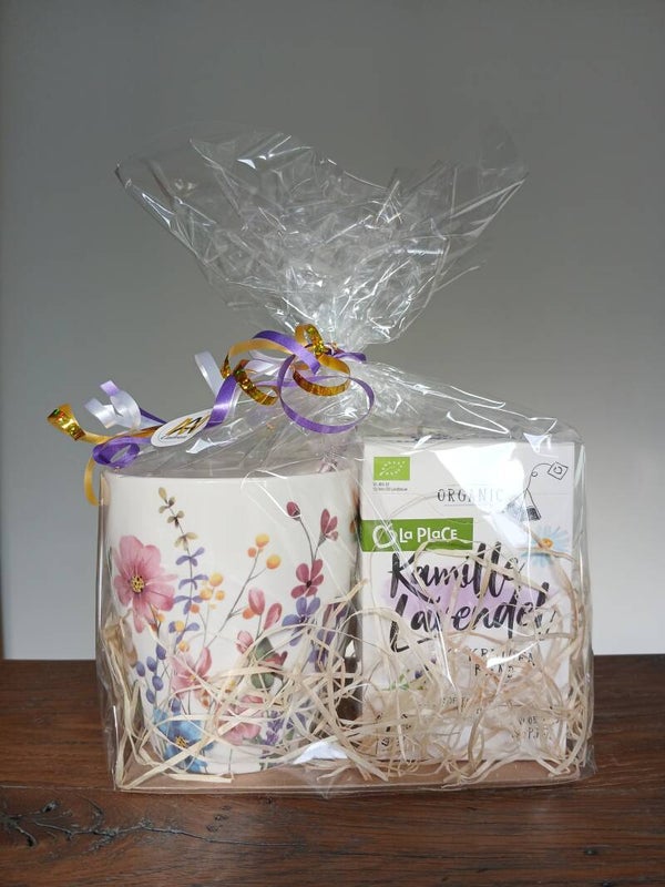 Grote beker Kamille Lavendel thee