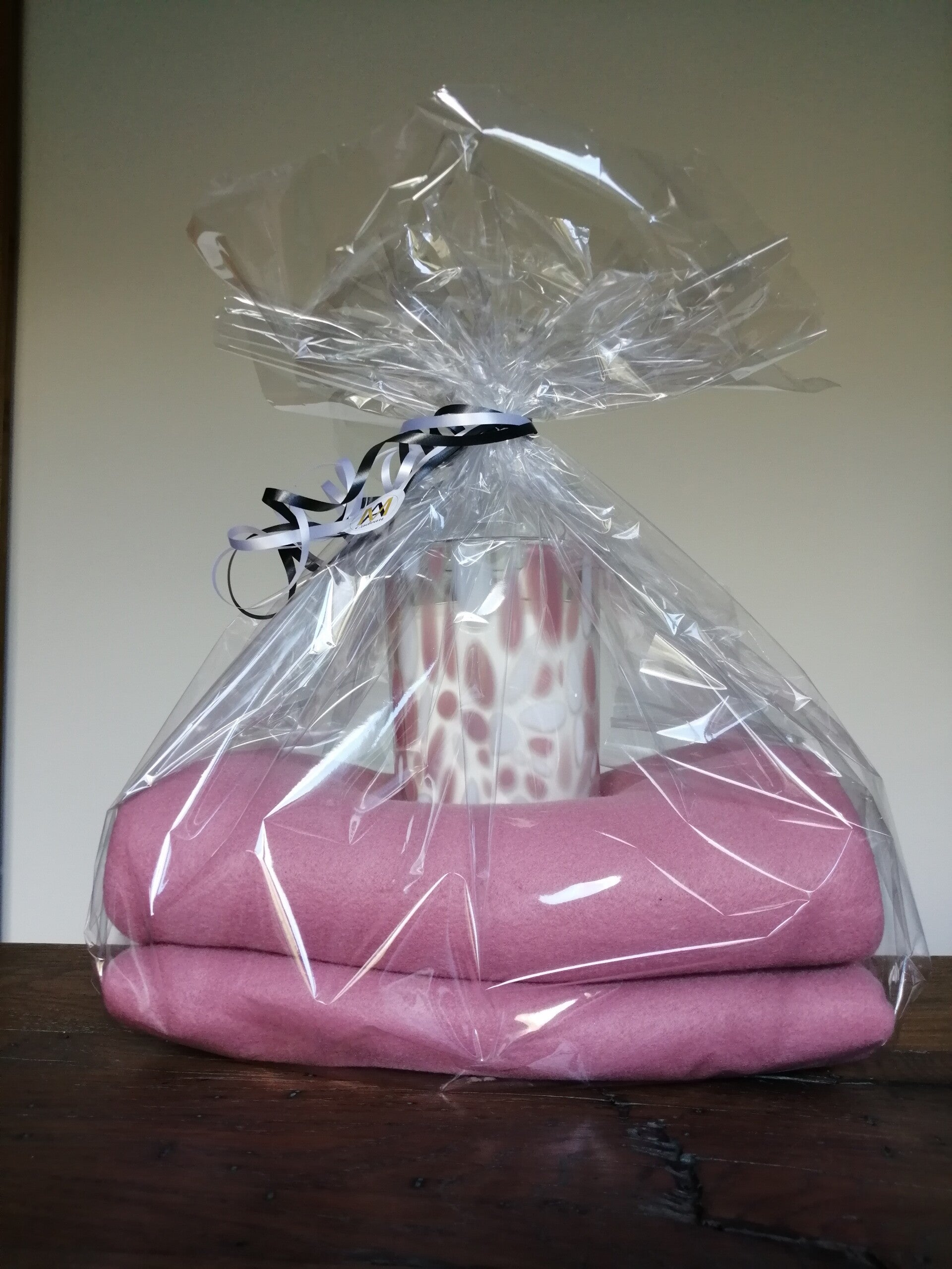 Fleeceplaid en luxe geurkaars