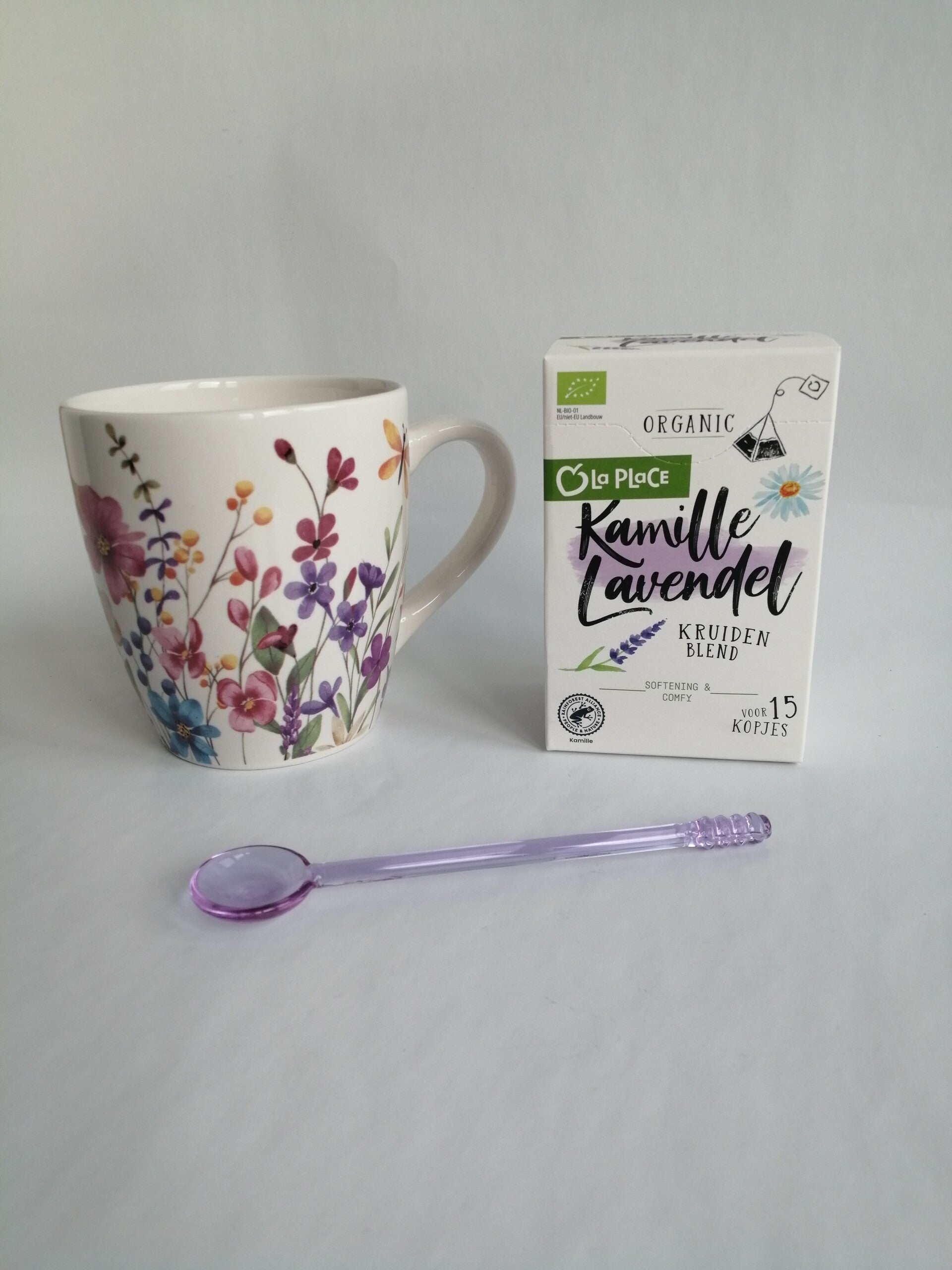 Grote beker Kamille Lavendel thee