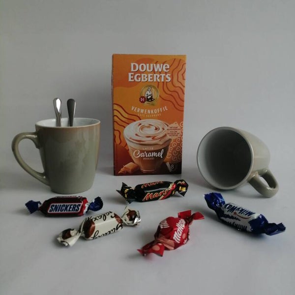 Douwe Egberts Verwenkoffie Latte Caramel