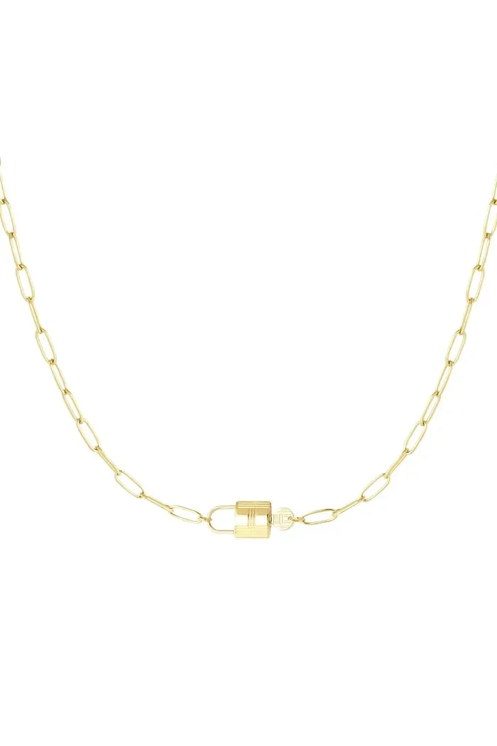 Locked in necklace