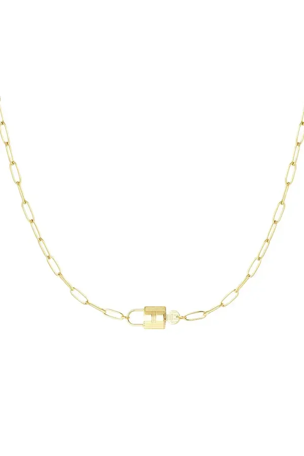 Locked in necklace