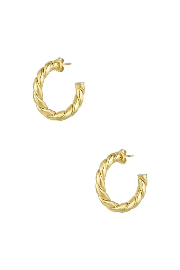 Big twist earrings