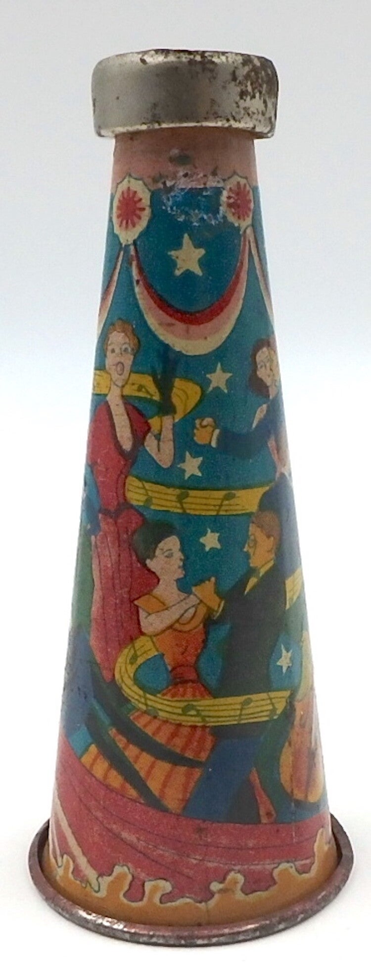 Early Vintage Japanese Whirring Whistle-Ballroom Dancers-A