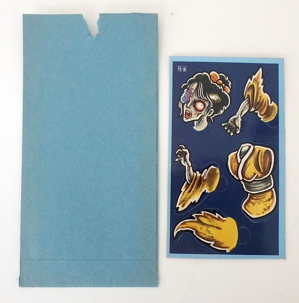 Vintage Un-Punched Japanese Yokai Figure #20 in Original Header Bag- Parts Move