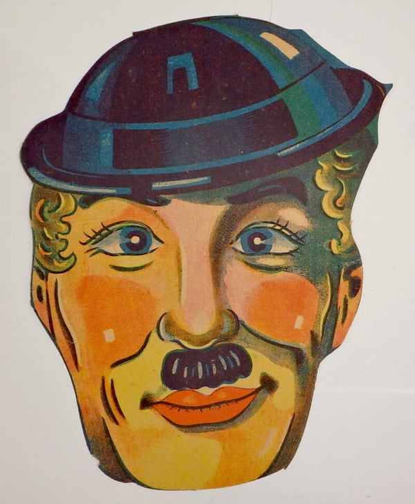 Pre War Japan Hallowen Mask-Charlie Chaplin