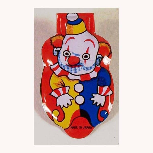 50's-60's Tin Japanese Clicker- Clown
