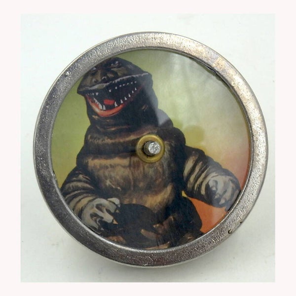 Vintage Japanese Monster Dinosaur Spinning Top-A
