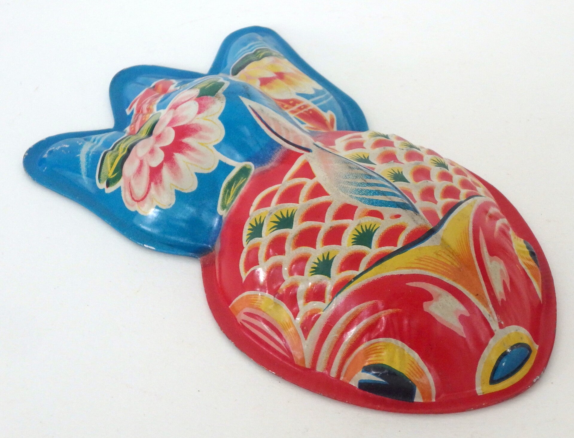 Early Post War Vintage Japanese Large Fish Shaped Sand Mold