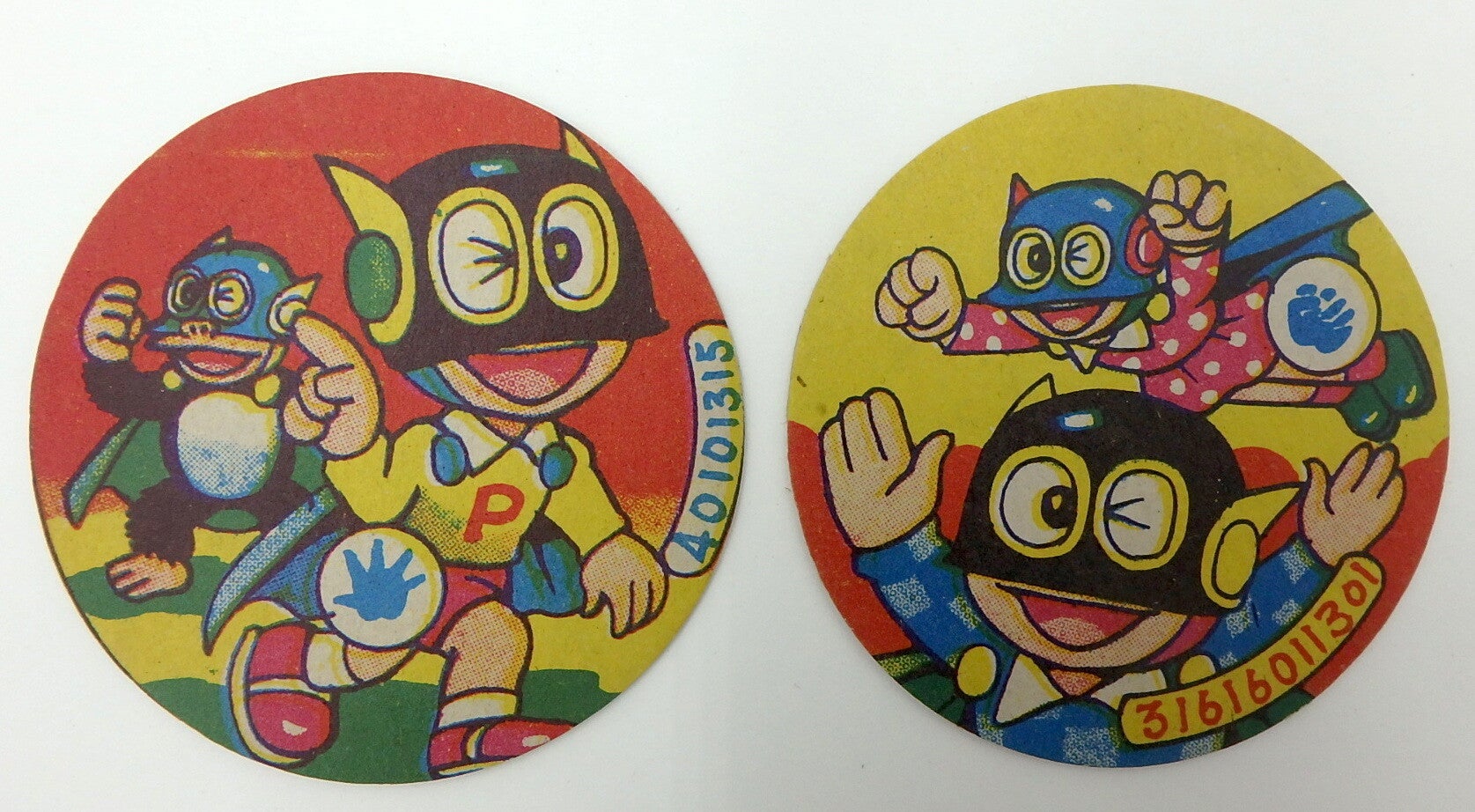 Pair of Vintage Japanese Perman Menko Cards