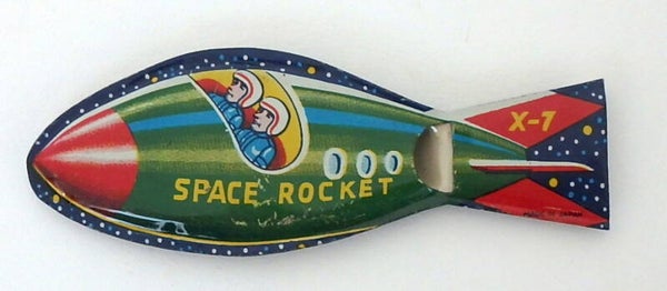 Vintage Japanese Tin Space Whistle- Space Rocket