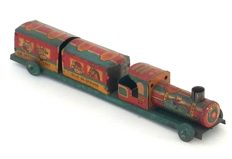 Japanese Tin Penny Toy Platform Train-The Special Line