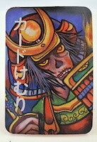 Vintage Japanese Yokai Smoke Card-Egyptian