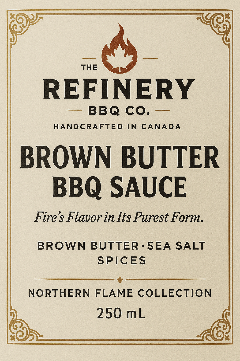 🧈🔥 The Refinery BBQ Co. – “Brown Butter” BBQ Sauce