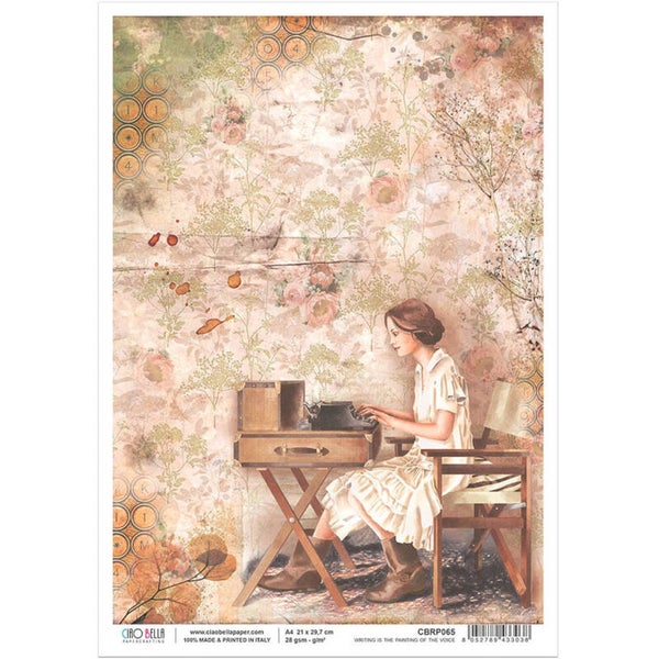 Writing is painting Ricepaper