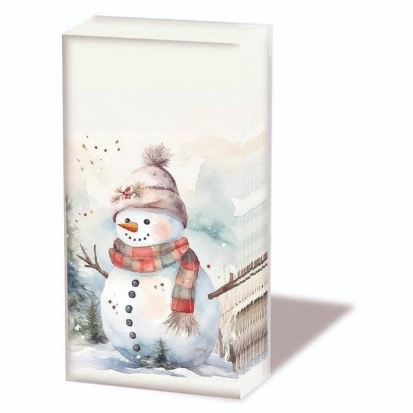 Snowman pakje zakdoekjes