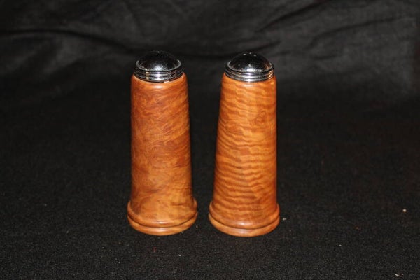 Brown Mallee Burl Salt & Pepper Shakers - 4267