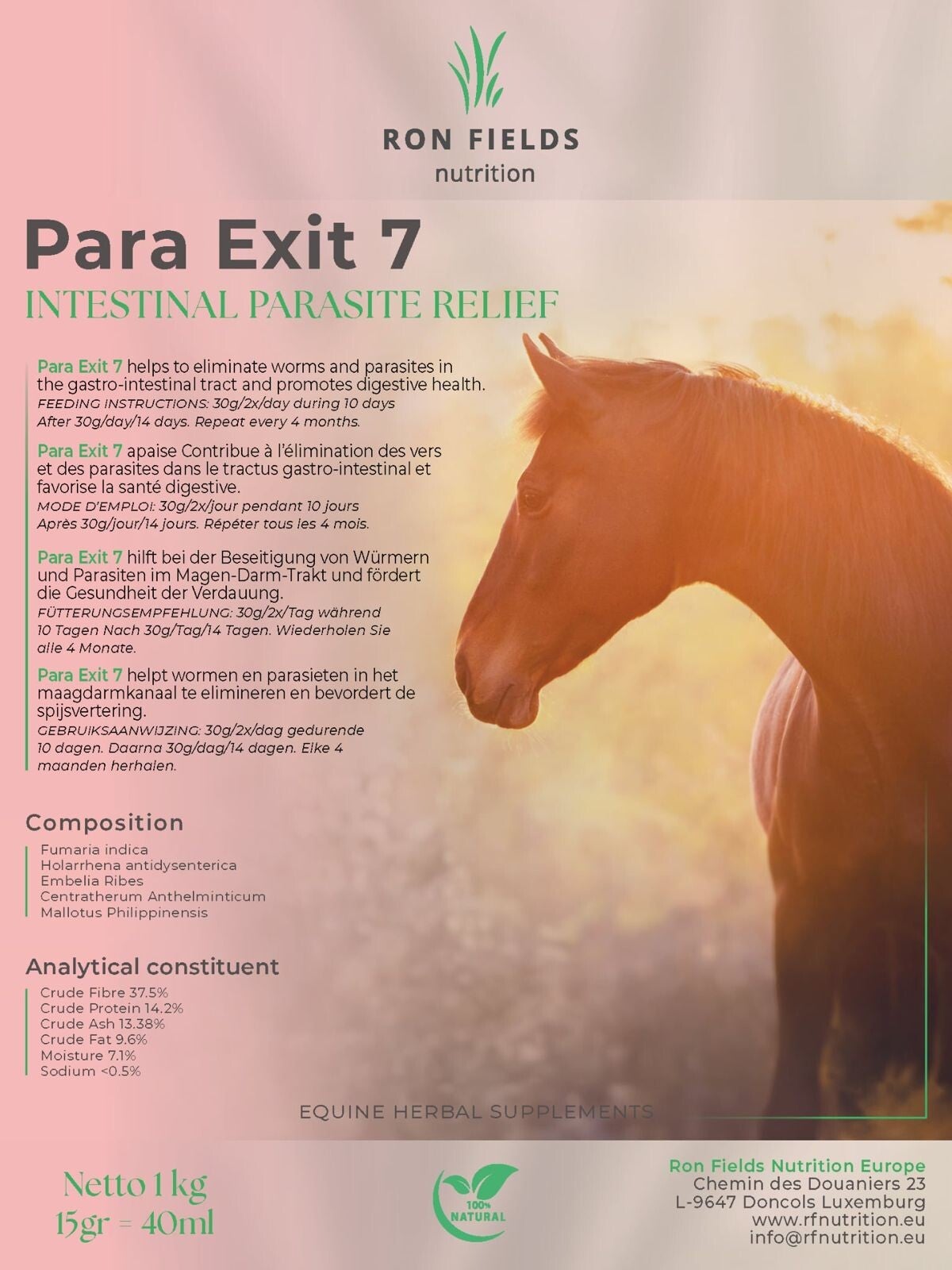 Ron Fields Nutrition - Para Exit 7