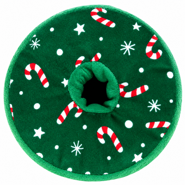 Honden speeltjes in de vorm van een pluche kerst donut
