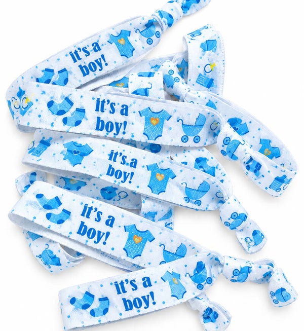 10 elastische genderreveal armbanden It's a Boy Baby