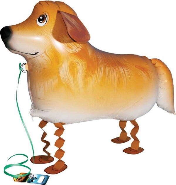 Ballon in de vorm van een Golden Retriever