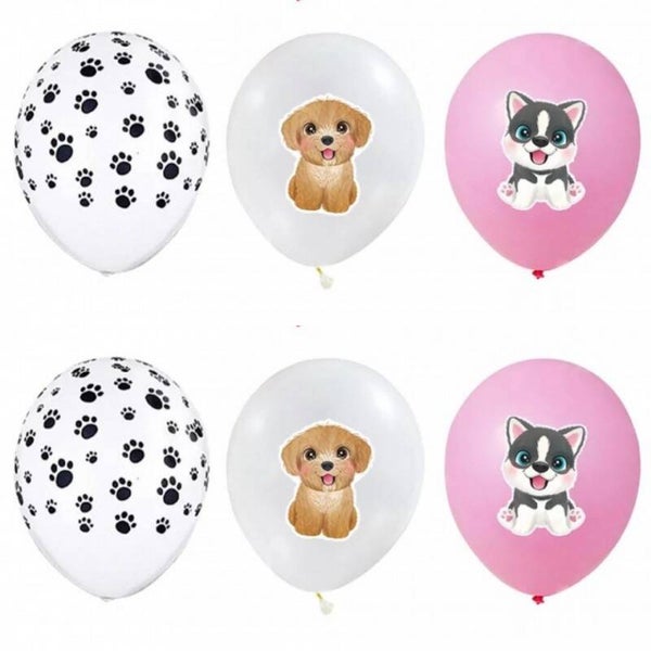 6 honden ballonnen Sweet Dogs