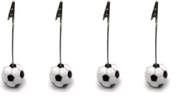 4 plaatskaarthouders voetbal