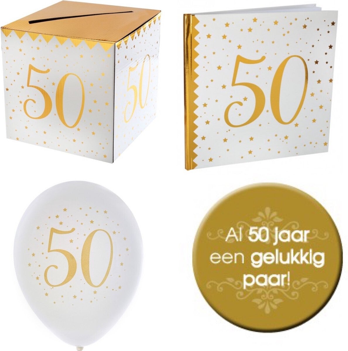 12-delige set voor een 50 jarig jubileum