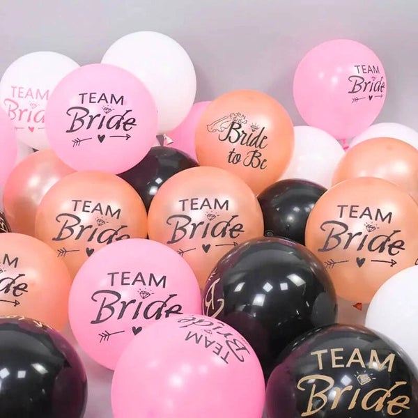 Ballonnen mix Team Bride 20-delig
