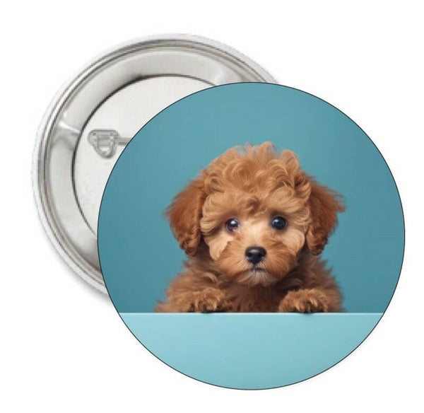 Button of (kleding)magneet My little Doodle met of zonder eigen tekst