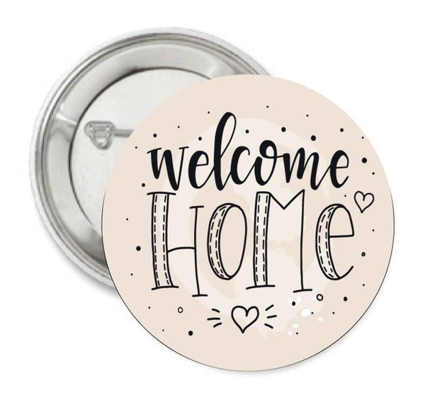 Button of (kleding)magneet Welcome Home