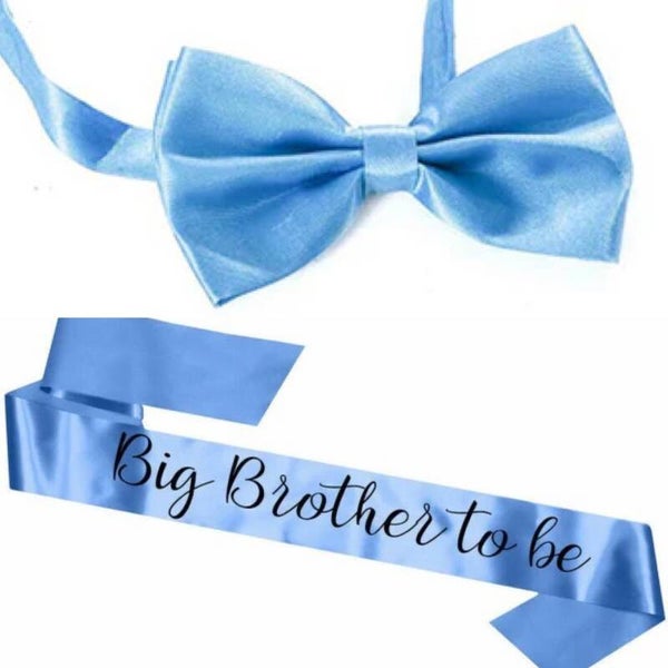 Big Brother to Be sjerp en vlinderdas blauw