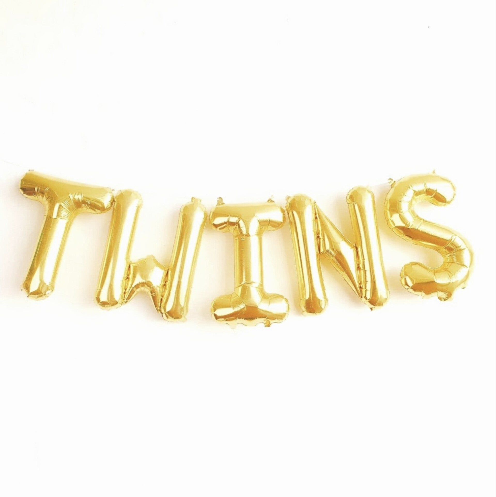 Twins folie ballonnen set  goud