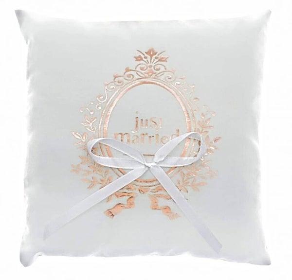 Ringkussen Just Married rose goud