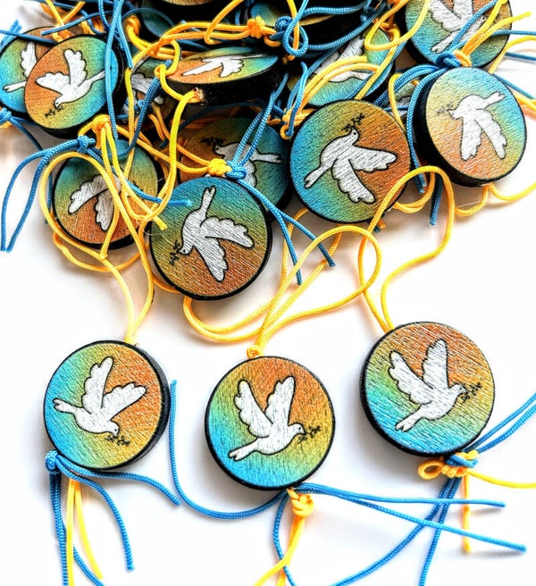 Gelukspoppetje Vredesduif