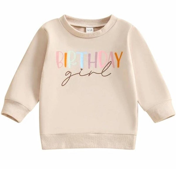 Vrolijke 1e verjaardag sweater Birthday Girl