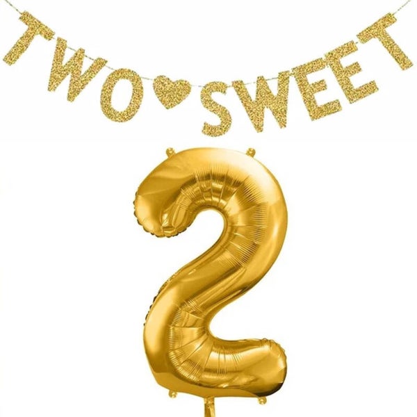 Two Sweet slinger en ballon set