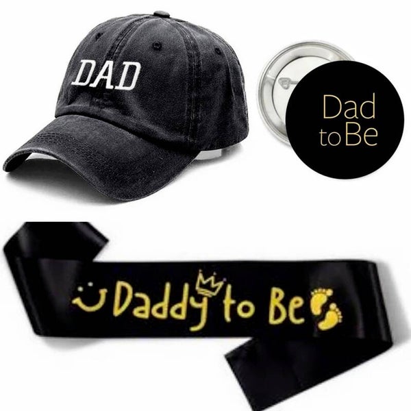 Dad to Be cap, sjerp en button