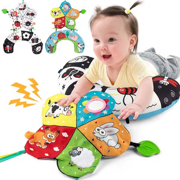 Tummy Time Kussen 2-in-1 design