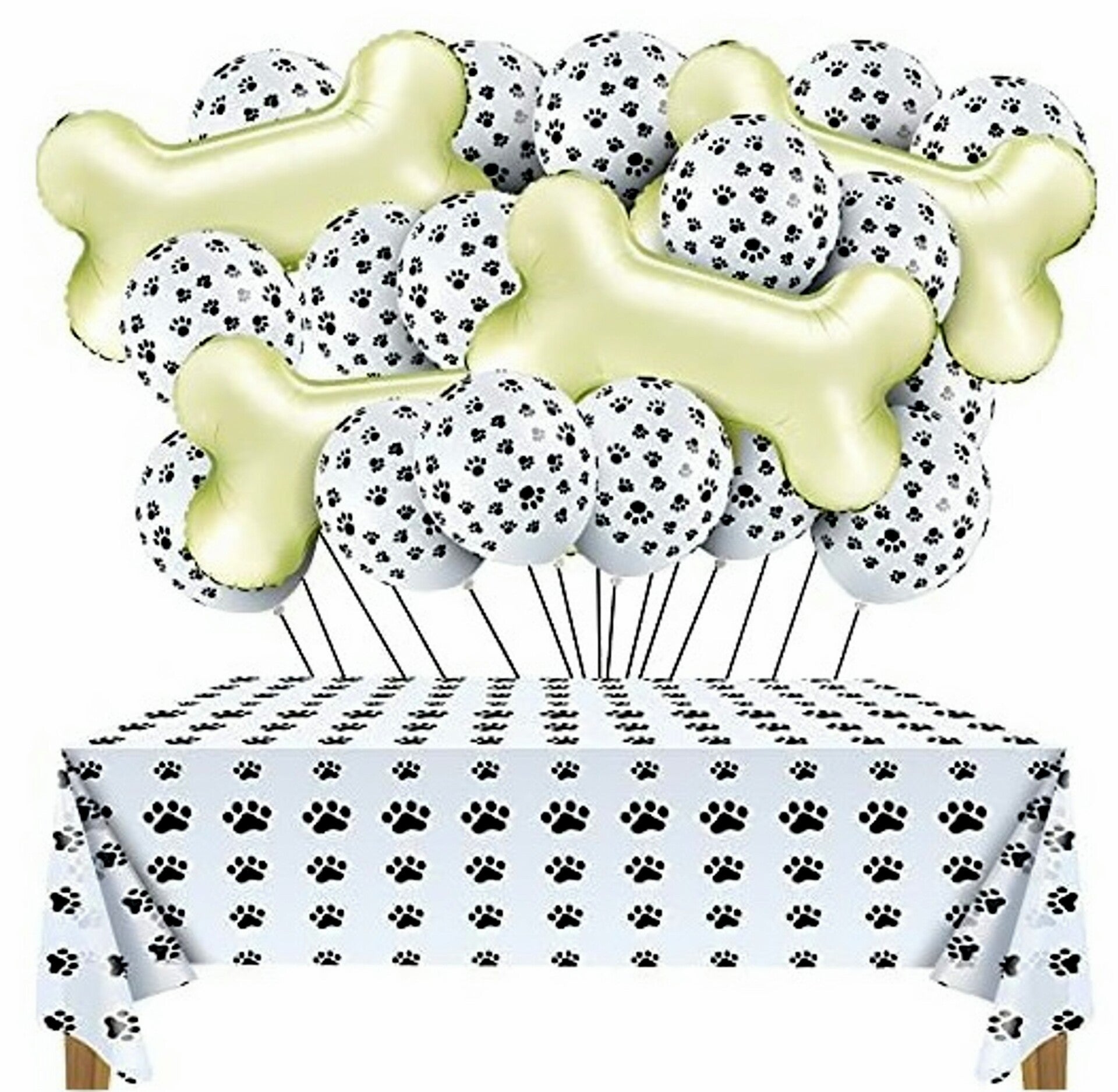 25-delige honden ballonnen decoratie set