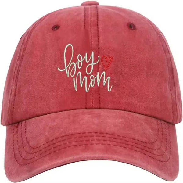 Cap Mom's Mom bordeau rood