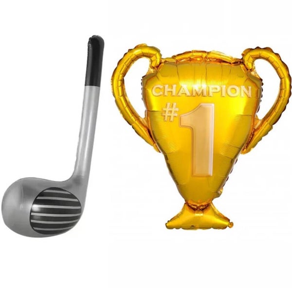 Golf Kampioen folie ballonnen set 2-delig