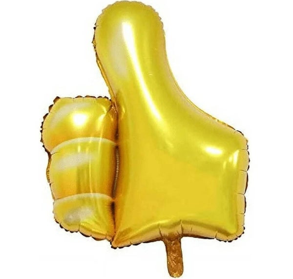 Folie ballon Thumbs Up goud