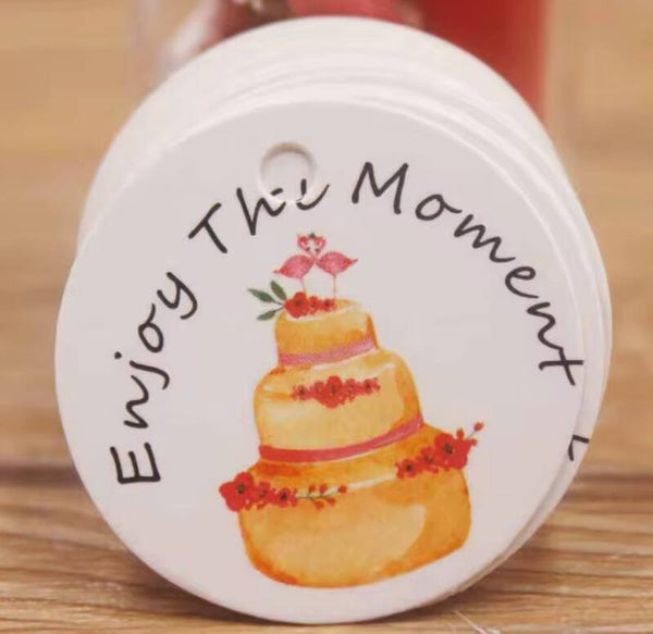 Enjoy the Moment cadeau labels 10 stuks