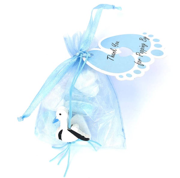 Give-away Thank You for Popping By blauw