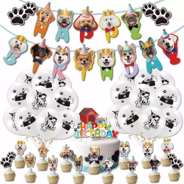 38-delige honden party set Happy Birthday Dogs