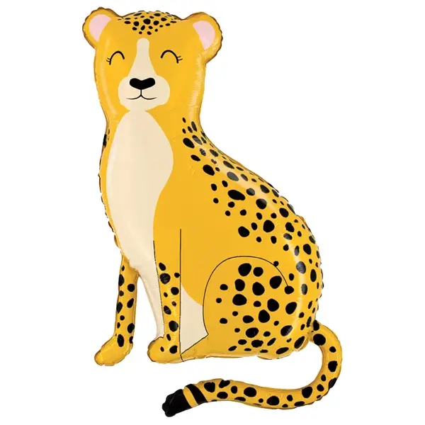 Grote folie ballon Jungle Cheetah