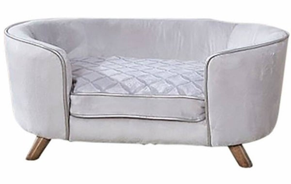 Enchanted Hondenmand/Sofa Quicksilver Zilverkleurig 84X57X35,5 cm
