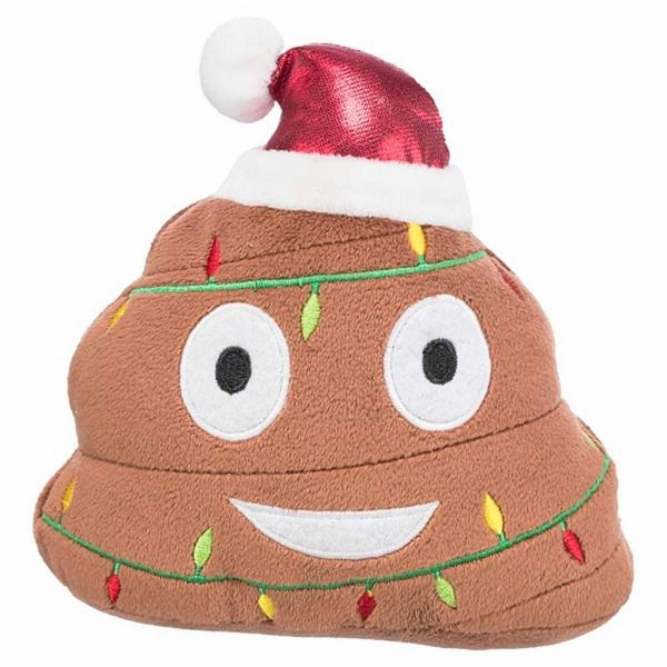 Honden knuffel kerst Emoticon pluche 17 cm