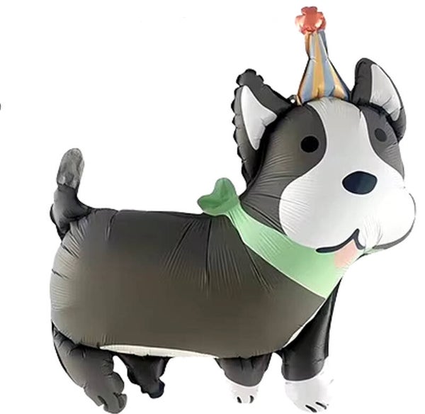 Folie ballon Happy Birthday Terrier